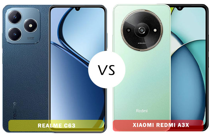 Comparison Realme Narzo N63 and Xiaomi Redmi A3x