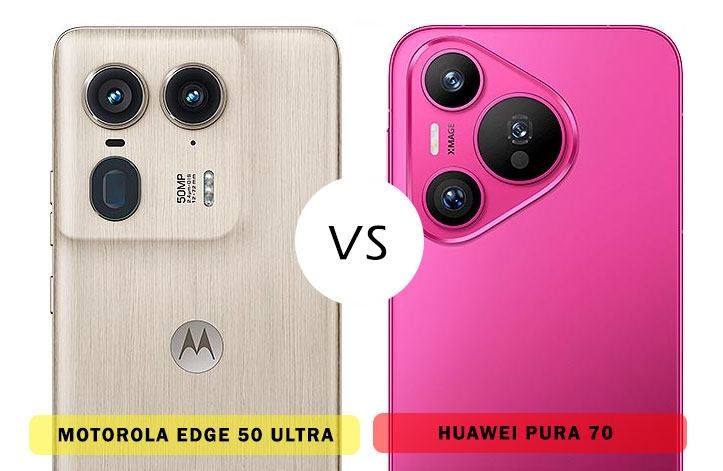 Huawei Pura 70 vs Moto edge 50 ultra