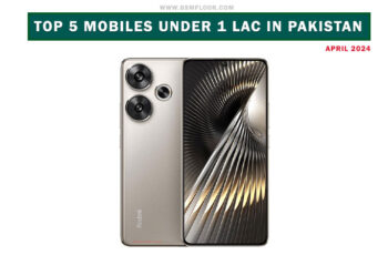 top 5 mobiles in Pakistan april 2024