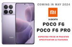 Xiaomi Poco F6 price and release date in Pakistan